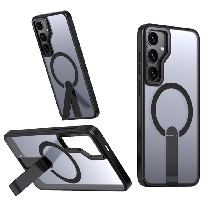 A-One Brand - Galaxy S25 Plus/S24 Plus Mobilskal MagSafe Kickstativ Acrylic
