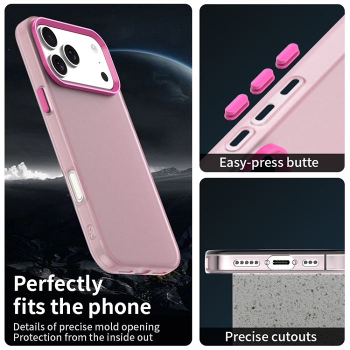 A-One Brand - iPhone 17 Pro Mobilskal Matte Anti-Drop - Röd
