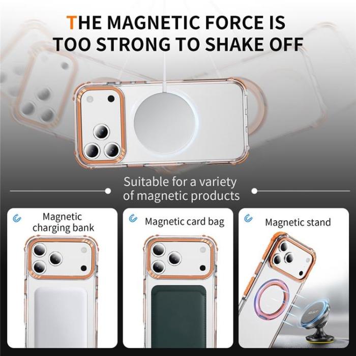 A-One Brand - iPhone 17 Pro Max Mobilskal MagSafe Anti Drop - Orange