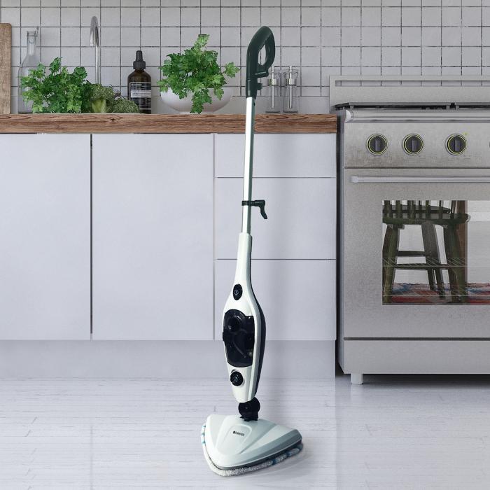 Champion - CHAMPION Ångmopp 10-in-1 1500W SM210 Vit/Svart