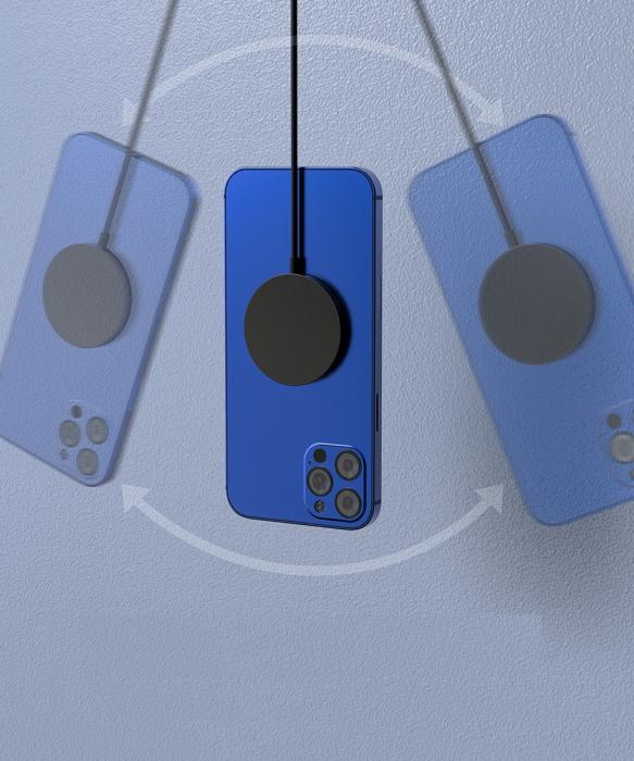 UTGATT1 - Magnetisk Magsafe Trådlös laddare i trä - Brun
