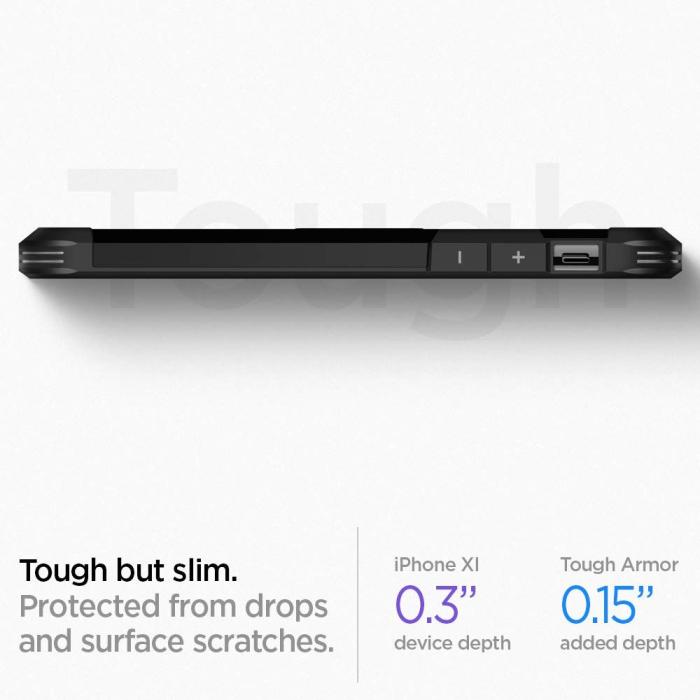 UTGATT - SPIGEN Tough Armor mobilskal iPhone 11 Svart