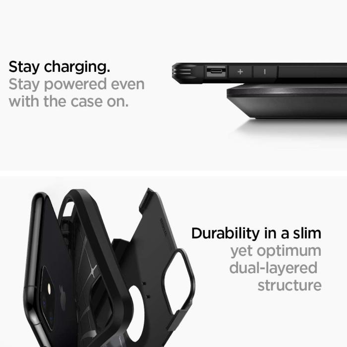 UTGATT - SPIGEN Tough Armor mobilskal iPhone 11 Svart