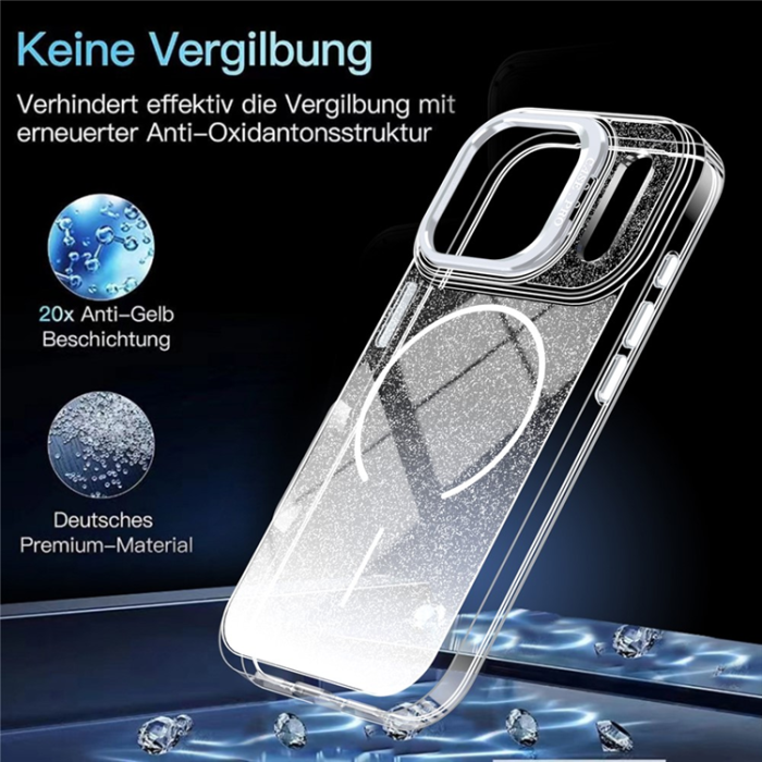 A-One Brand - iPhone 17 Pro Mobilskal MagSafe Shockproof Glitter Gradient