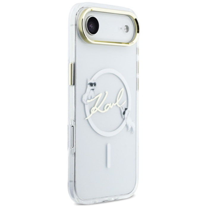 KARL LAGERFELD - Karl Lagerfeld iPhone Air Mobilskal Magsafe IML Choupettes Karl Script