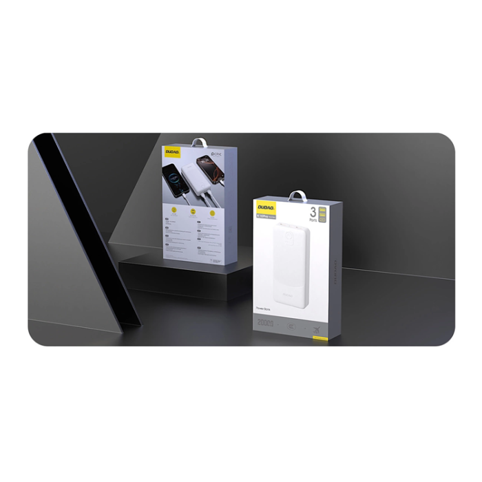 Dudao - Dudao Powerbank 20000mAh 2xUSB-A 2.4A - Vit