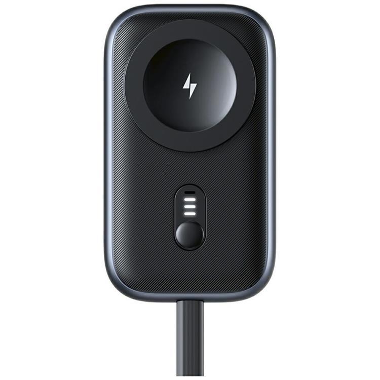 USAMS Trådlös Laddare Apple Watch Med Powerbank 1200mAh - Titanium | 505295 | AlltMobil