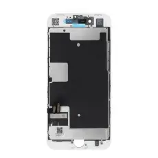 SpareParts - iPhone 8/SE 2020 Sk&auml;rm med LCD-display FixCell Retina Renoverad - Vit