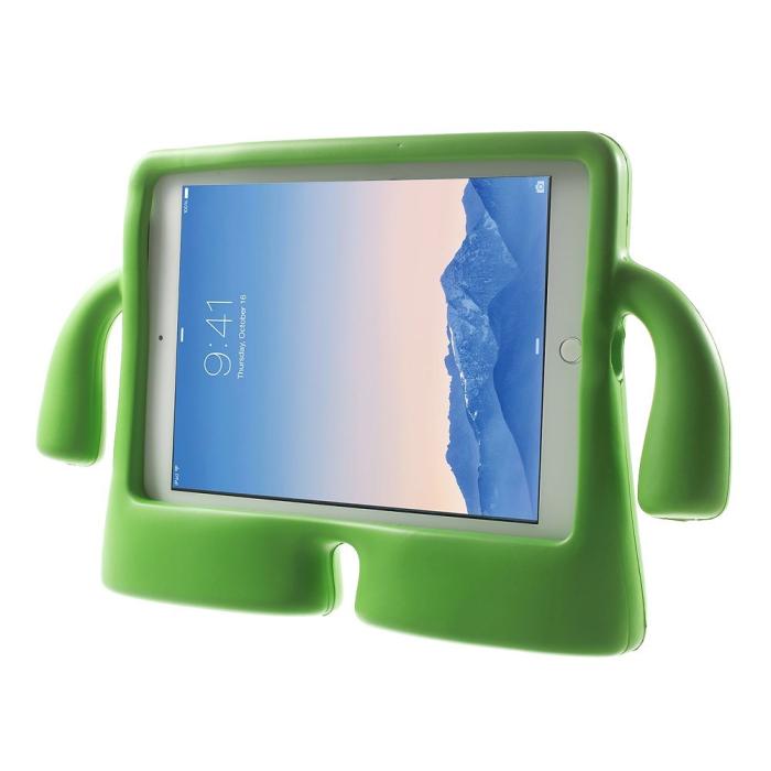 OEM - 3D Cartoon skal för iPad 9.7 (2018) - 9.7 (2017) - Air 2 - Air - Grön
