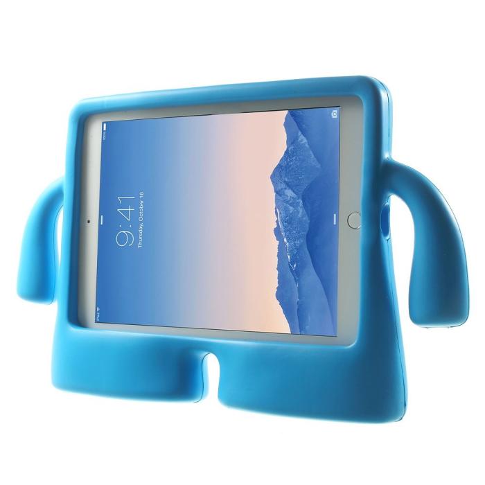 OEM - 3D Cartoon skal för iPad Air - Air 2 - 9.7 (2018) - 9.7 (2017) - Blå