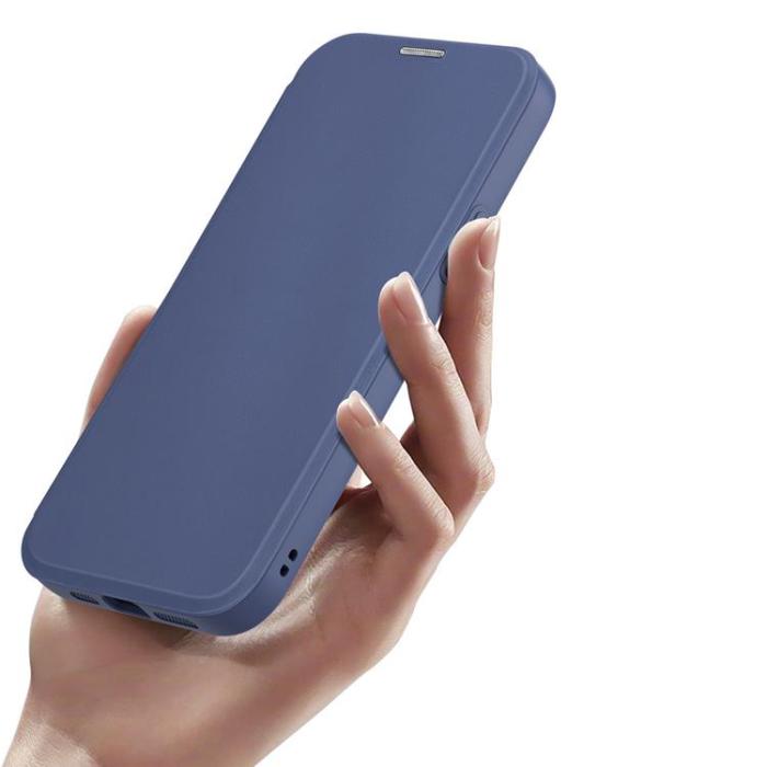 Dux Ducis - Dux Ducis iPhone 15 Plus Plånboksfodral Magsfae Skin X Pro - Blå