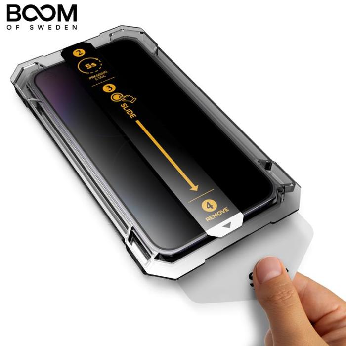 Boom of Sweden - LIVSTIDSGARANTI - BOOM iPhone 12 Pro Privacy Härdat Glas Skärmskydd - 2 Pack