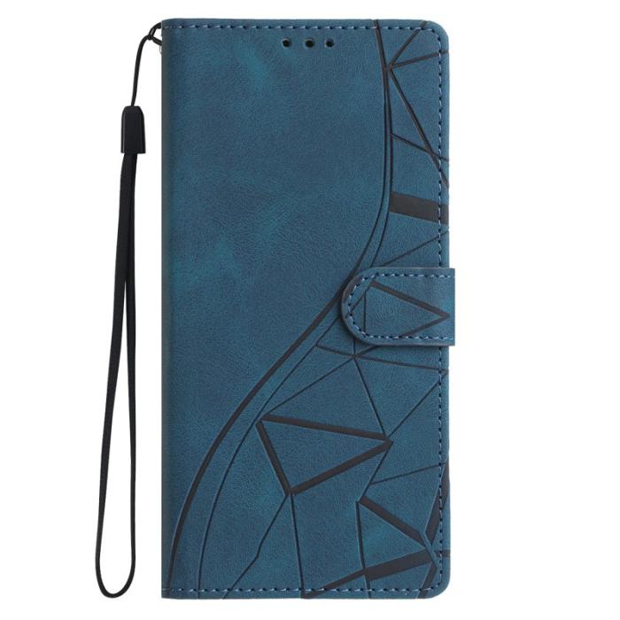 OEM - Samsung Galaxy A37 Plånboksfodral Konstläder - Blå