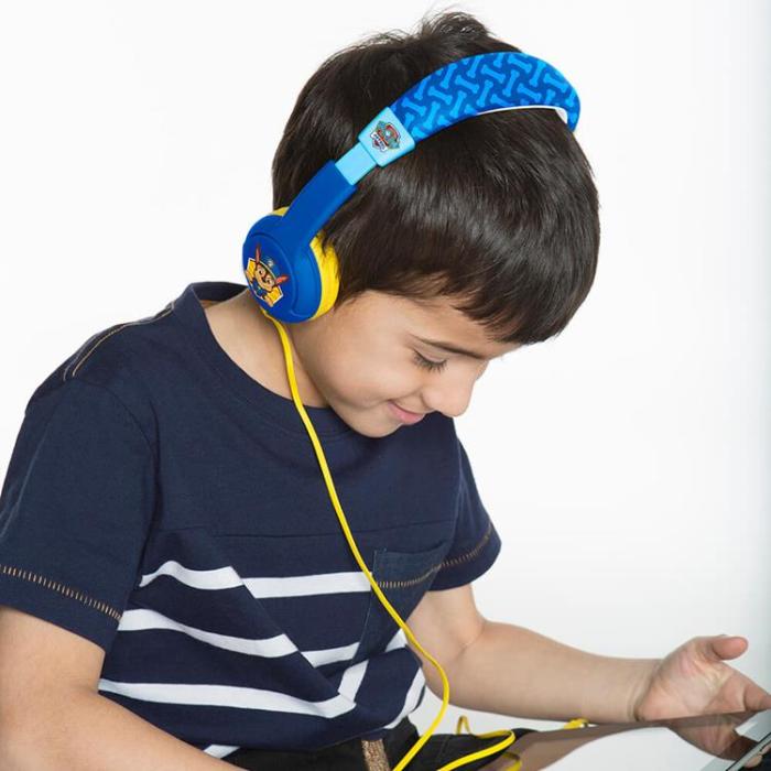 PAW PATROL - PAW PATROL Hörlurar Junior On-Ear 85dB Chase - Blå