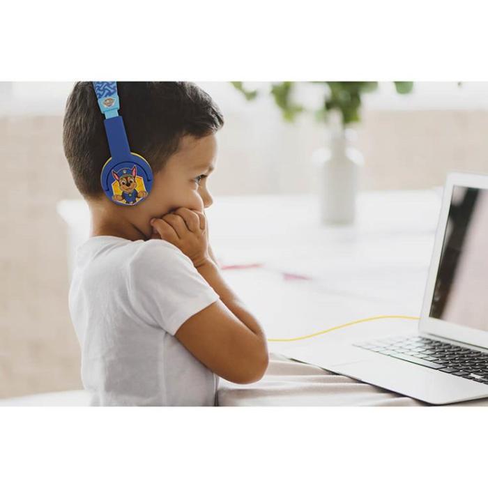 PAW PATROL - PAW PATROL Hörlurar Junior On-Ear 85dB Chase - Blå