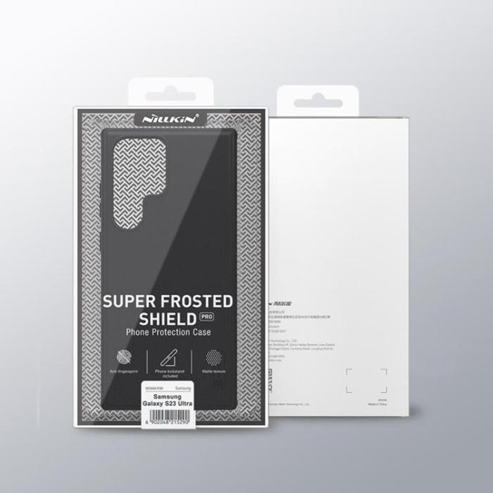 Nillkin - Nillkin Galaxy S23 Ultra Skal Frosted Shield - Svart