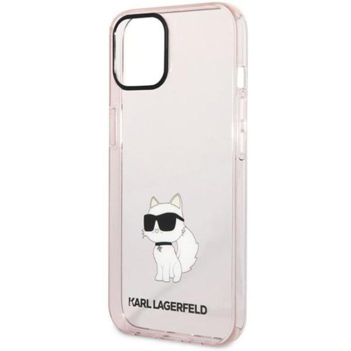 KARL LAGERFELD - Karl Lagerfeld iPhone 12/12 Pro Mobilskal Ikonik Choupette - Rosa