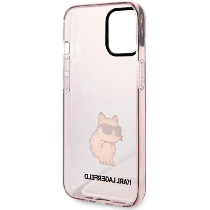 KARL LAGERFELD - Karl Lagerfeld iPhone 12/12 Pro Mobilskal Ikonik Choupette - Rosa