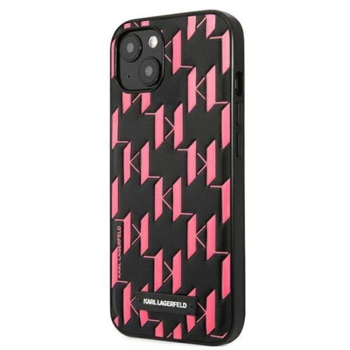 KARL LAGERFELD - Karl Lagerfeld iPhone 13 mini Skal Monogram Plaque - Rosa