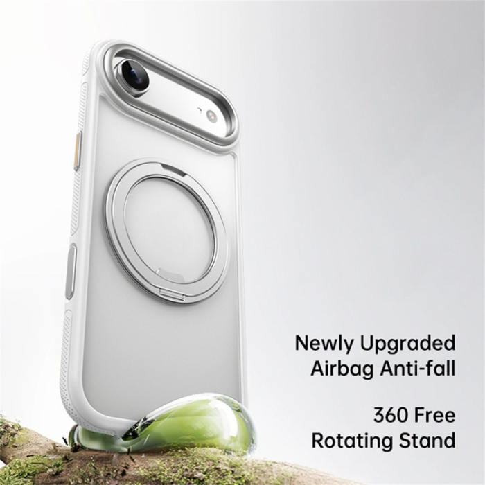 A-One Brand - iPhone Air Mobilskal MagSafe Kickstand TPU PC - Vit