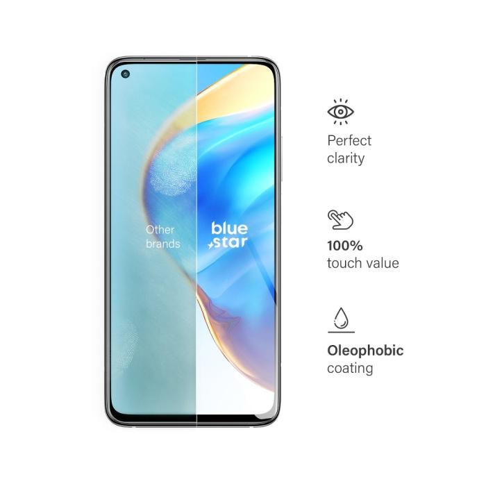 Blue Star - Blue Star Härdat Glas Skärmskydd till Xiaomi Mi 10T Pro