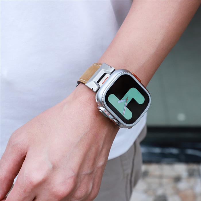 A-One Brand - Apple Watch Ultra 2 (49mm) Skal Metal - Matte Silver