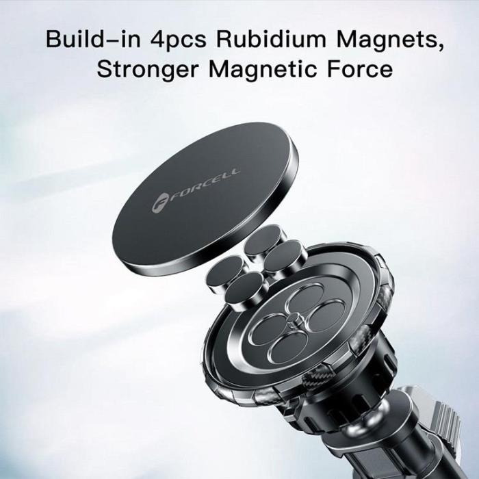 Forcell - Forcell Bilhållare Magnetic F-Grip Excelence - Svart