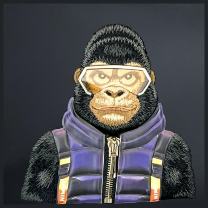 NIMMY - Nimmy Axelväska Crossbody Cool & Cute 2.0 Gorilla - Svart