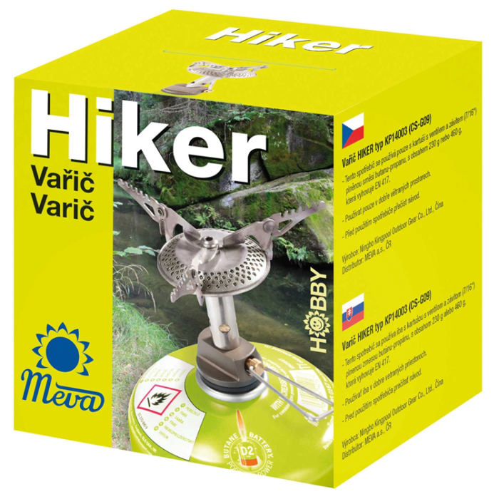 Meva - Meva Den Lättaste Turistkaminen För Gaspatroner HIKER 70gram 2.4kW