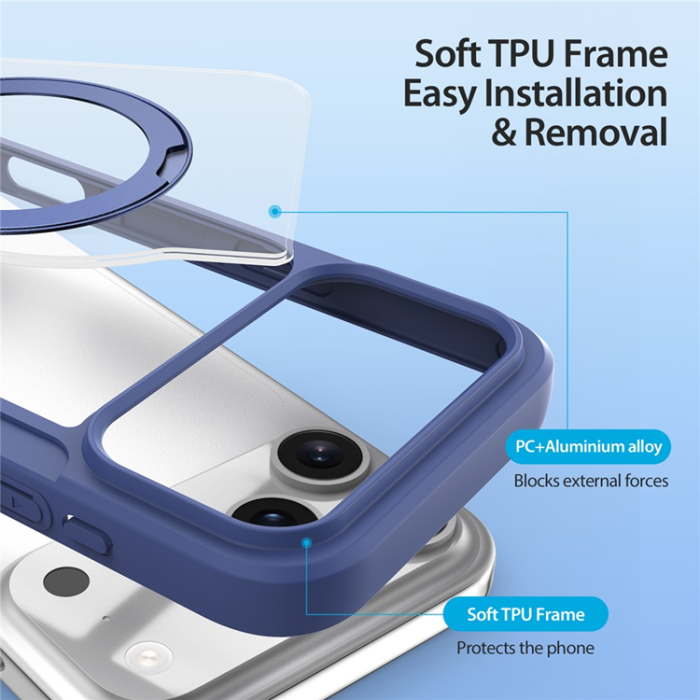 Dux Ducis - Dux Ducis iPhone 17 Pro Plånboksfodral MagSafe Skin X Pro Kickstand