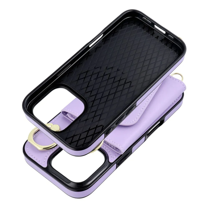A-One Brand - iPhone 16 Pro Max Mobilskal Wonder Korthållare - Lila
