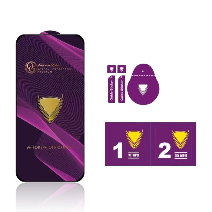 OEM - Skyddsglas Premium Härdat för iPhone XR/11 Svart Ram