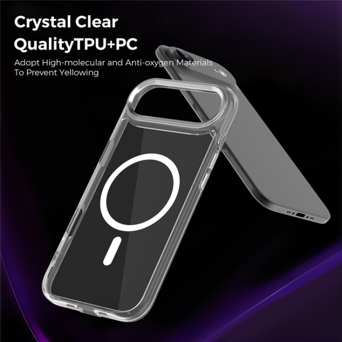 A-One Brand - iPhone Air Mobilskal MagSafe TPU+PC - Transparent