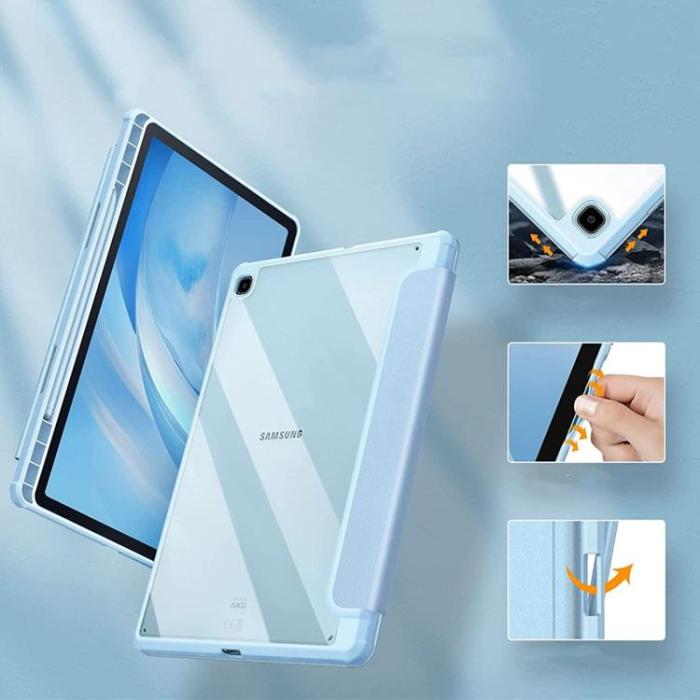 Tech-Protect - Galaxy Tab S6 Lite (2020/2022) Fodral Hybrid Smart - Blå