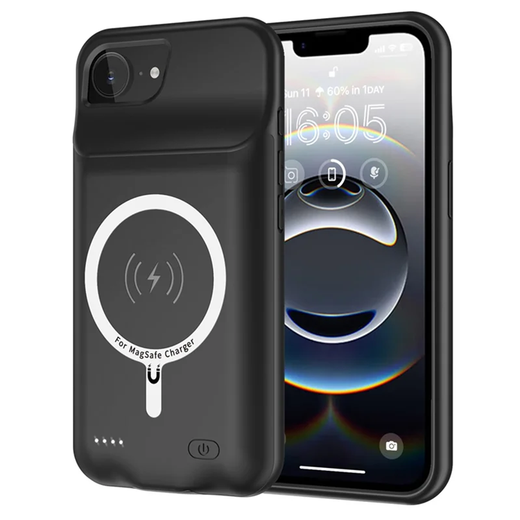 iPhone 16e Batteriskal Magsafe 10000mAh A19 - Svart | 2353 | AlltMobil