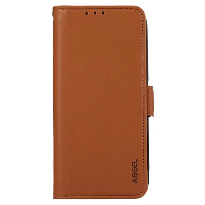 ABEEL - ABEEL iPhone 17 Pro Max Plånboksfodral Läder RFID Skydd