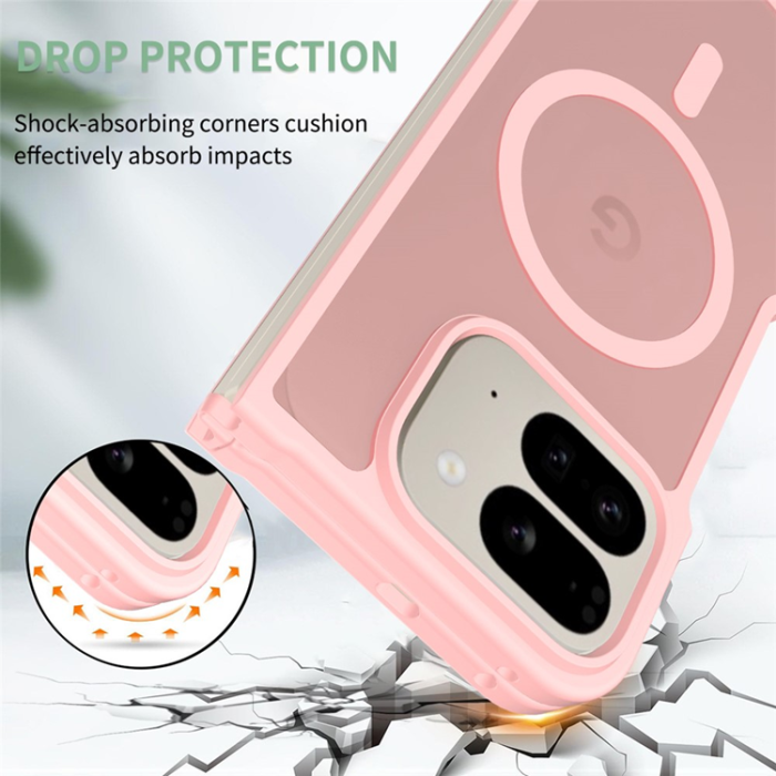 A-One Brand - Google Pixel 10 Pro Fold Mobilskal MagSafe Skin Touch - Rosa