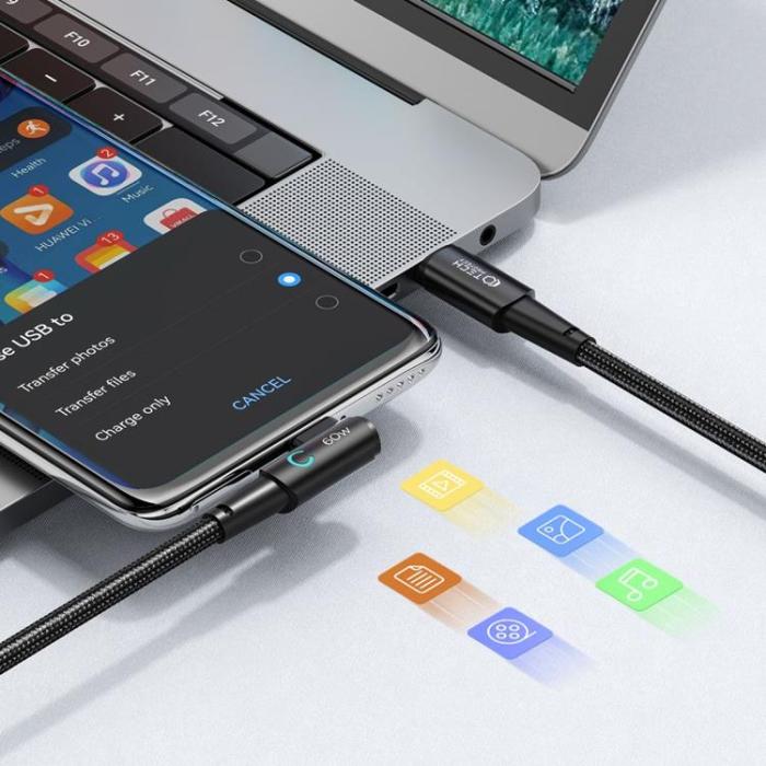 Tech-Protect - Tech-Protect USB-C till USB-C kabel Ultraboost 2m - Svart