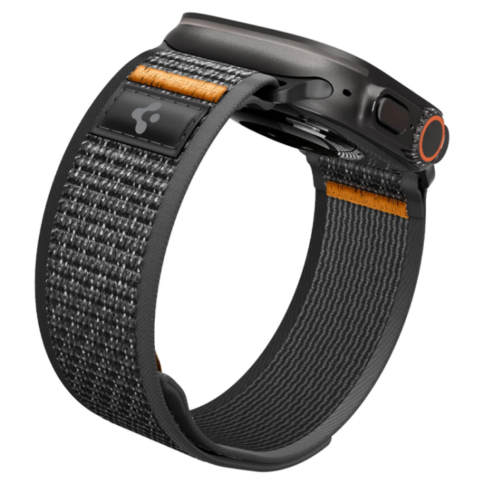 Spigen - Spigen Armband För Apple Watch (44/45/46/49mm) Athlet Air 2 - Svart/Orange