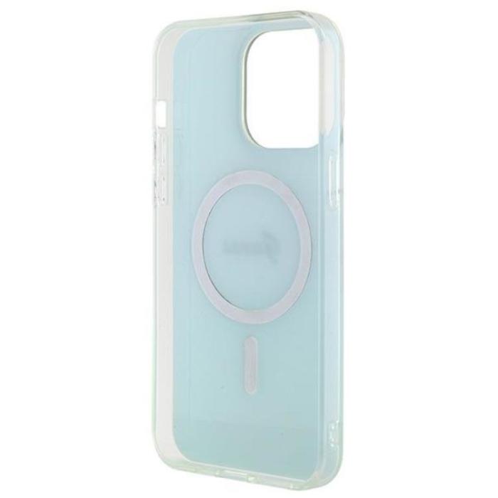 Guess - Guess iPhone 15 Pro Mobilskal Magsafe IML Iridescent - Turquoise