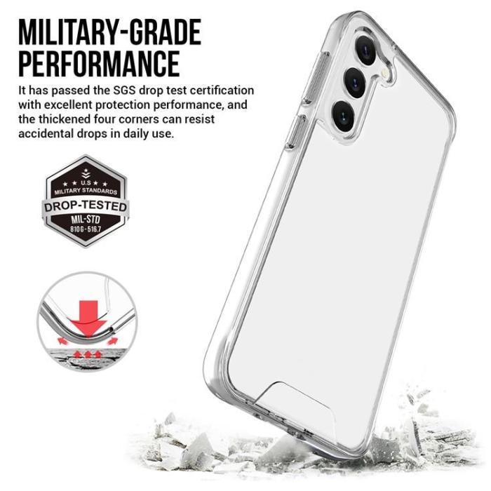 A-One Brand - Galaxy S24 Mobilskal Military Grade - Clear
