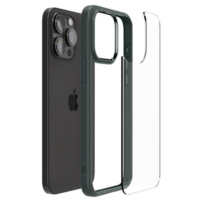 OEM - Spigen iPhone 15 Pro Max Mobilskal Ultra Hybrid - Grön
