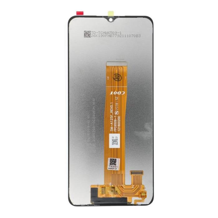 SpareParts - Galaxy A12 Skärm med LCD-display A125 Utan Ram Renoverad