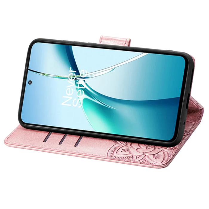 A-One Brand - Xiaomi 15 Ultra Plånboksfodral Butterfly Pattern - Rosa Guld