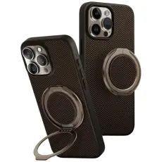 UNIQ - UNIQ iPhone 16 Pro Mobilskal MagSafe Keva Air GripFit - Brun