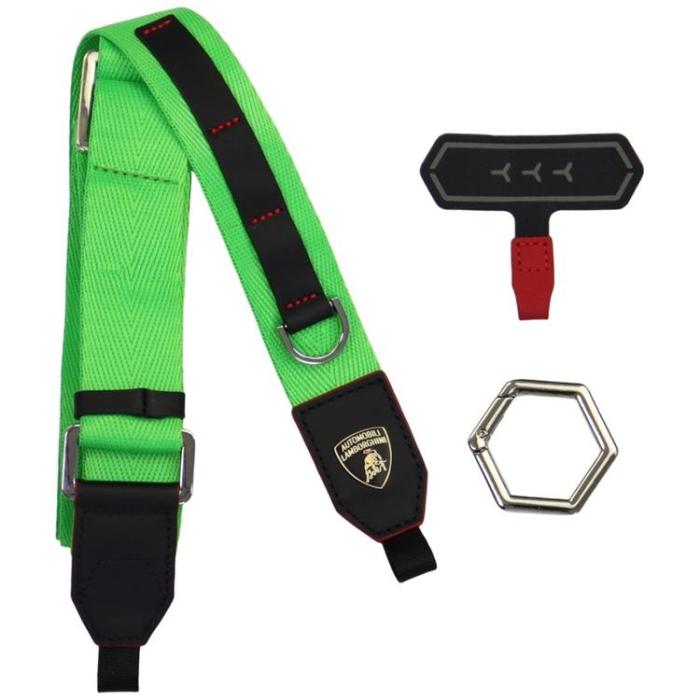 Audi - Lamborghini Crossbody Mobilrem Webbing Strap - Grön