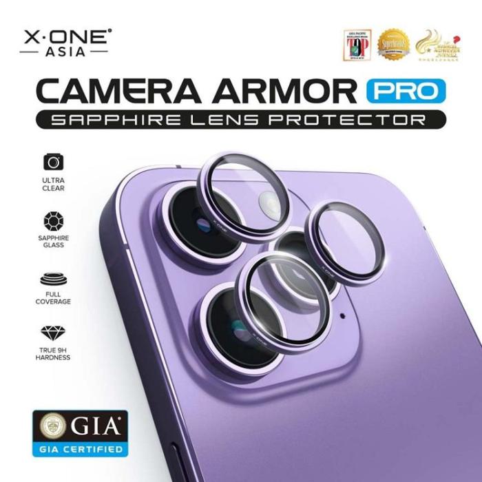 X-One - X-One iPhone 15 Plus/15 Kameralinsskydd Härdat glas Armor Pro