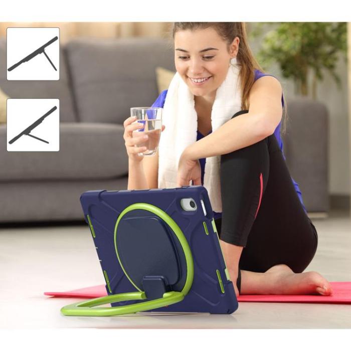 Tech-Protect - Tech-Protect iPad 10.9 (2022) Fodral X-Armored - Navy/Lime