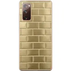 Gustaf - Mobilskal till Samsung Galaxy S20 FE med Gyllene Murstenar