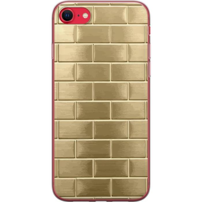 iSecrets - Mobilskal till Apple iPhone SE (2022) med Gyllene Murstenar
